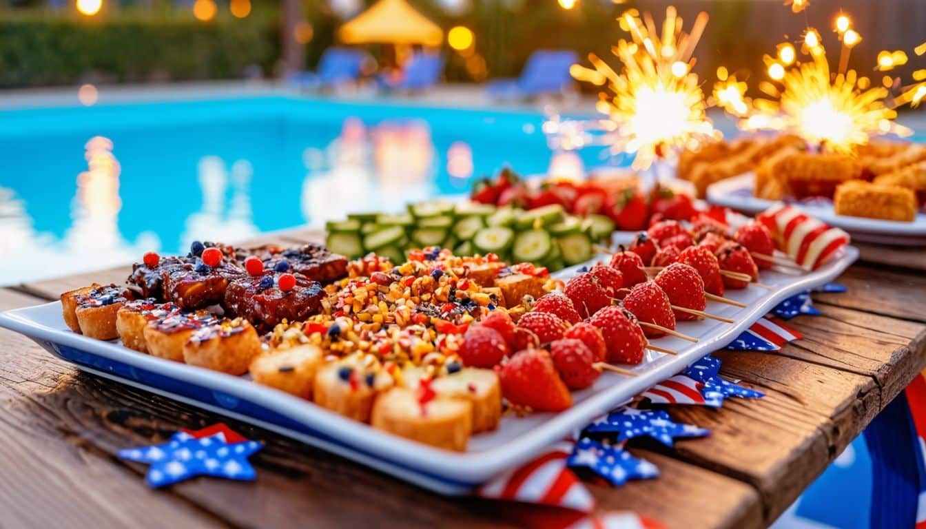 Gourmet food spread